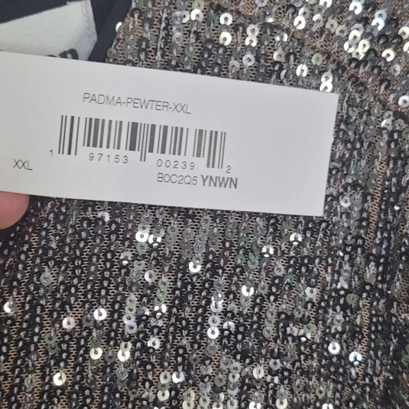 The Drop Padma Cutout Sequin Midi Dress 2X NWT Plus Size - Picture 6 of 8